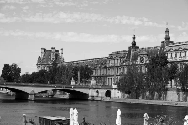 View River Seine Eiffel Tower — Stock Photo, Image