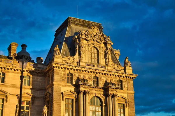 Louvren Paris Frankrike — Stockfoto