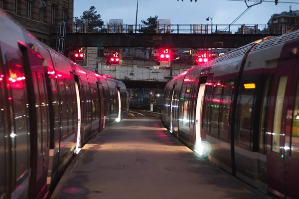 train in the night