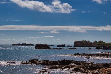 Deniz kıyısının manzarası