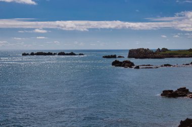 Deniz kıyısının manzarası