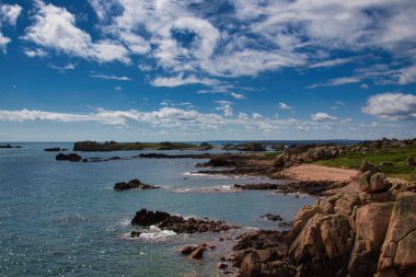 Deniz kıyısının manzarası