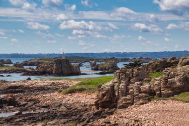 Deniz kıyısının manzarası