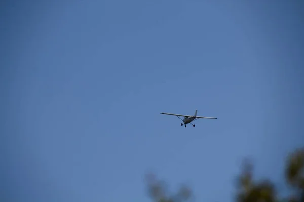 Avião Céu — Fotografia de Stock