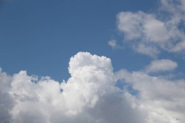 Bulutlu mavi gökyüzü