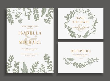 Download Boho Wedding Invitation Free Vector Eps Cdr Ai Svg Vector Illustration Graphic Art