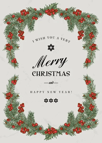 Vintage Noel çerçeve