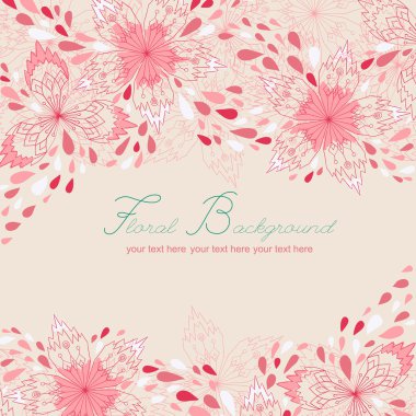 Asimetrik olarak geometrik çiçekler