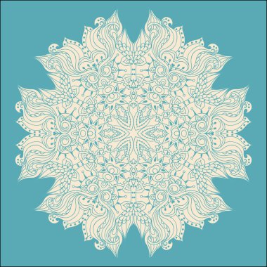 Dekoratif yuvarlak dantel modeli.