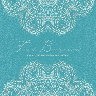 Dantel süs kartıyla