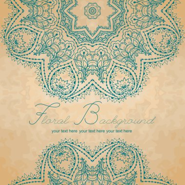 Dantel süs kartıyla