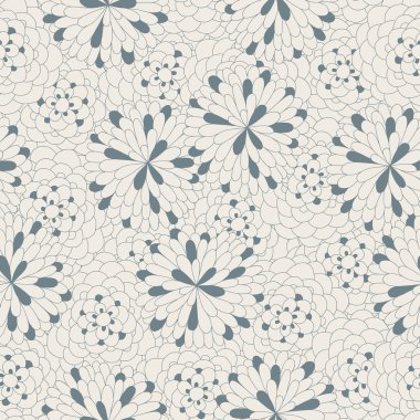 soyut mavi çiçekler.