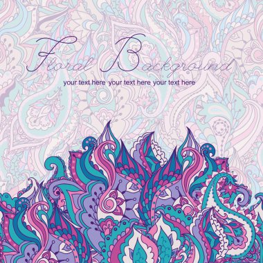 Sorunsuz soyut motifi