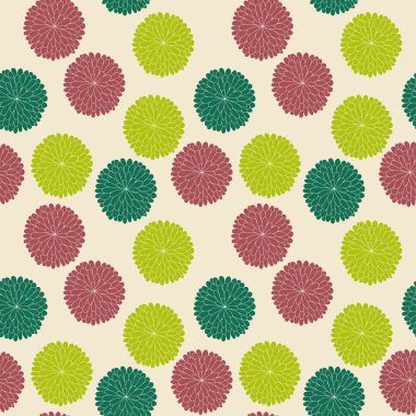 Desen renkli papatya ile