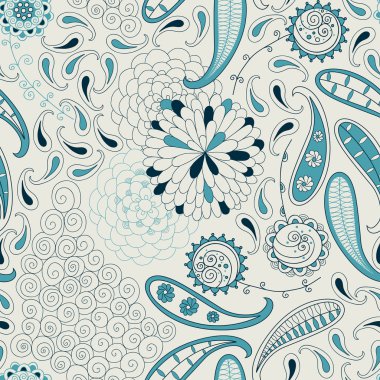 soyut çiçek deseni