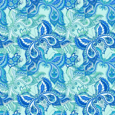 Dekoratif renkli butterflie