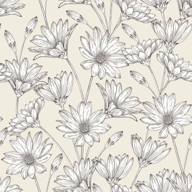 Çiçekli çiçek deseni