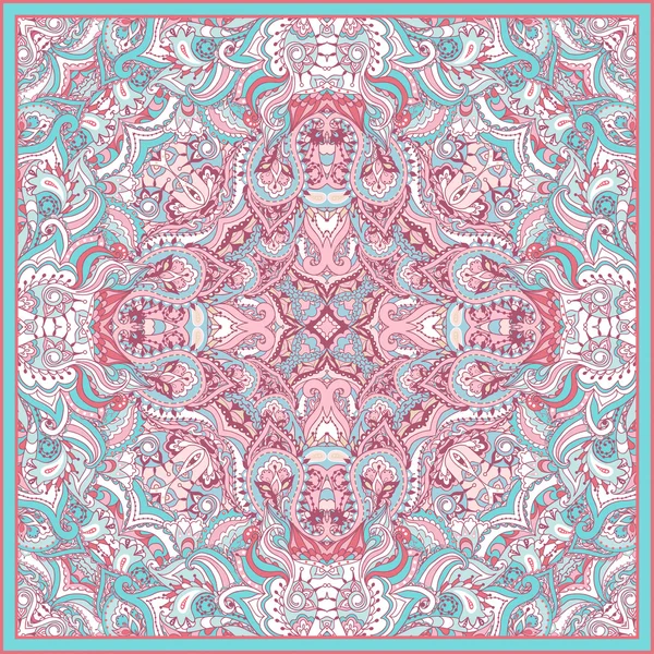 Modèle de paisley floral . — Image vectorielle