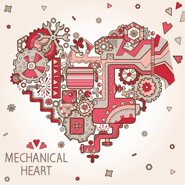 Kalp twith vites ve çarkları.