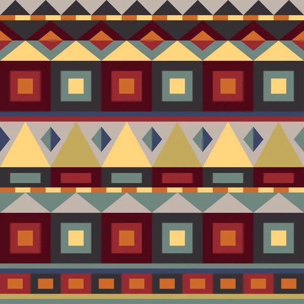 Patrón geométrico en colores retro . — Archivo Imágenes Vectoriales