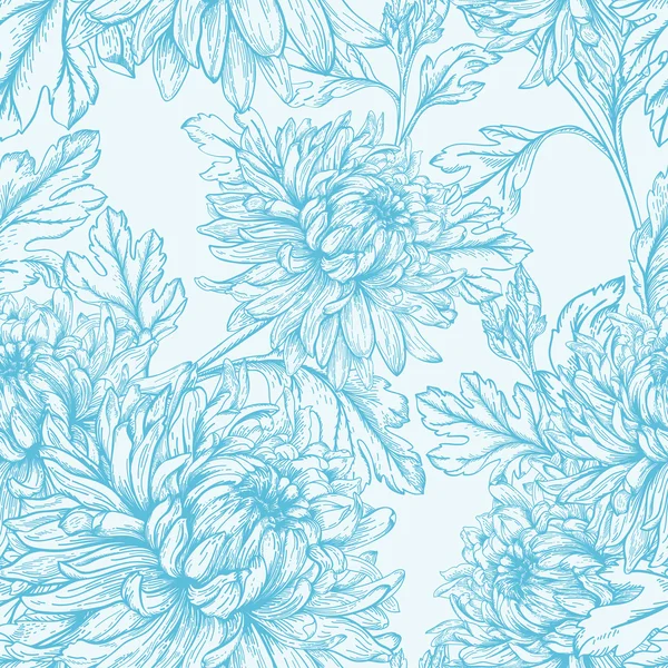 Fleurs Chrysanthème . — Image vectorielle