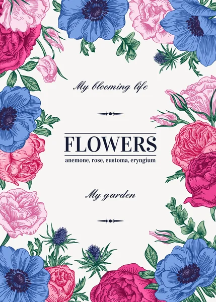 Floral background in pastel colors — Stock Illustration Floral background in pastel colors Royalty Free Stock Illustrations