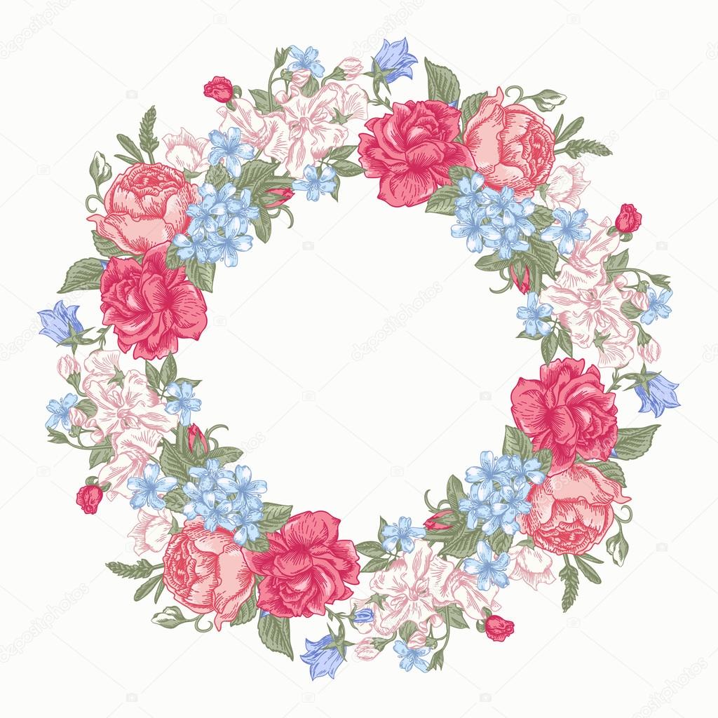 Free Free 323 Round Flower Frame Svg SVG PNG EPS DXF File