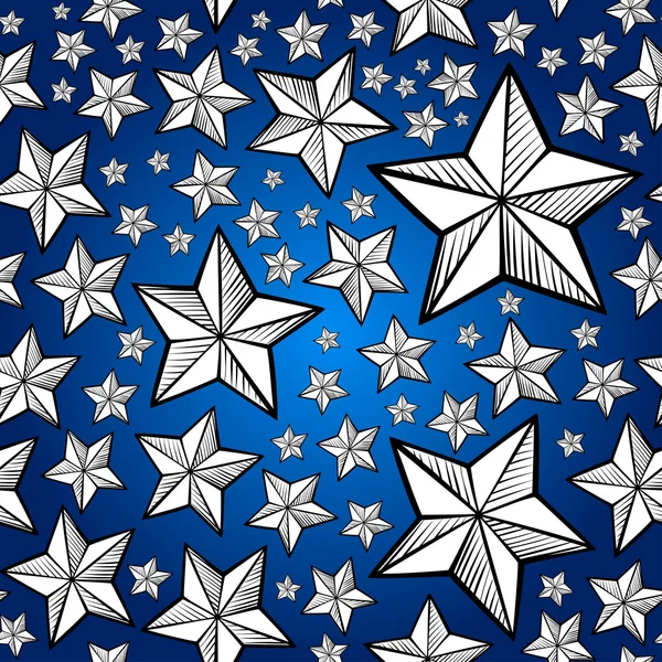 Sterne-Muster — Stockvektor