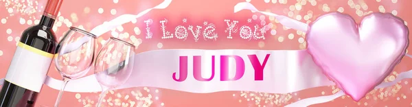 Aime Judy Mariage Saint Valentin Tout Simplement Pour Dire Que — Photo