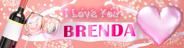 Aime Brenda Mariage Saint Valentin Tout Simplement Pour Dire Que — Photo