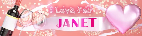 Aime Janet Mariage Saint Valentin Tout Simplement Pour Dire Que — Photo