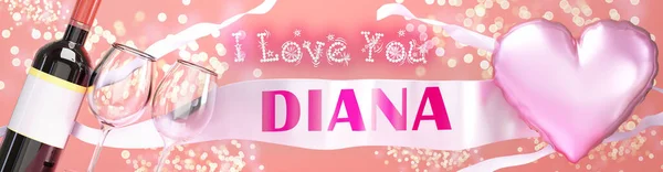 Aime Diana Mariage Saint Valentin Tout Simplement Pour Dire Que — Photo