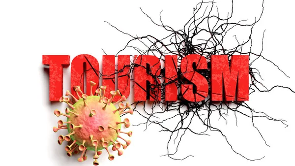유행성 전염병 최근의 문제들을 상징하는 용어인 코로나 바이러스의 감소로 묘사되는 — 스톡 사진