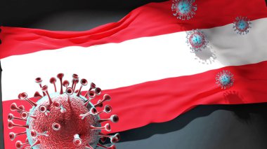 Dordrecht 'teki Covid - Coronavirus, Dordrecht' in bir şehir bayrağına saldırıyor. Bu şehirdeki virüs salgınıyla mücadele için bir sembol.