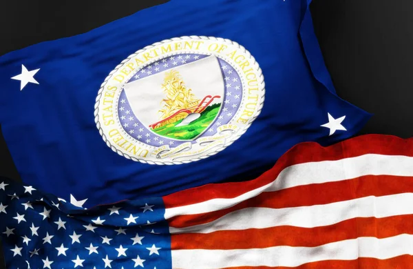 Flag United States Secretary Agriculture Flag United States America Symbol — Stock Photo, Image