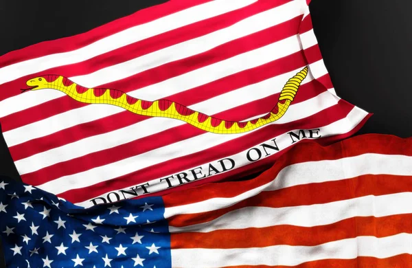 Bandiera Della Marina Degli Stati Uniti 2002 2019 Insieme Una — Foto Stock