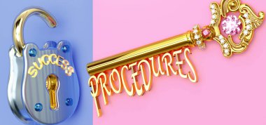 Başarının anahtarı prosedürlerdir. İş, iş, aile ya da hayatta kazanmak için prosedürlere odaklanmanız gerekir. Zaferlere giden kapıları açar ve gerçekten istediğinizi elde edersiniz.