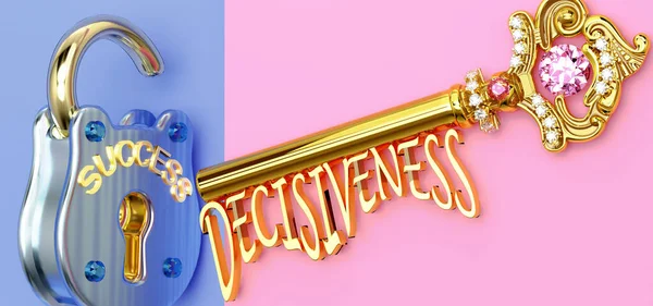 Başarının anahtarı kararlılıktır. İş, iş, aile ya da hayatta kazanmak için kararlılığa odaklanmanız gerekir. Zaferlere giden kapıları açar ve gerçekten istediğinizi elde edersiniz.