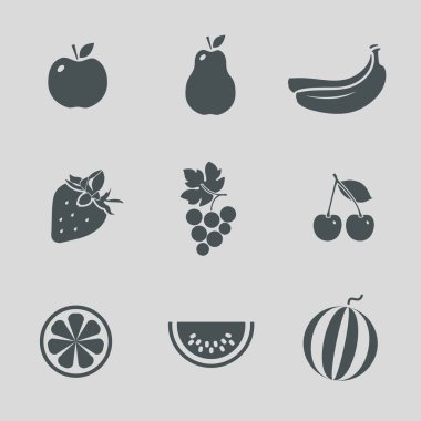 Meyve simgesi. vektör