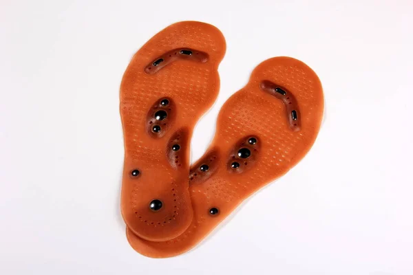 Foot Massage Magnetic Insole Feet Massage Physiotherapy Acupressure Slimming Insoles — 스톡 사진