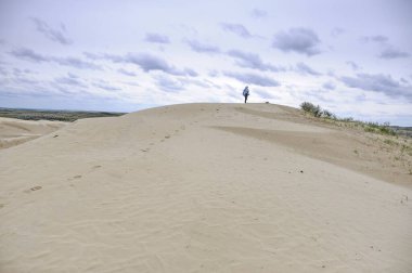 Saskatchewan, Kanada 'nın güneybatısındaki Büyük Kumtepeleri.