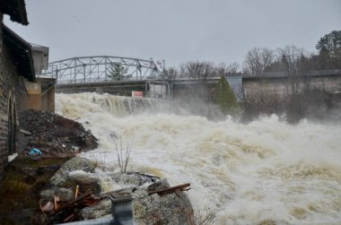 Bahar Tufanı Bracebridge, Ontario, Kanada, 2019