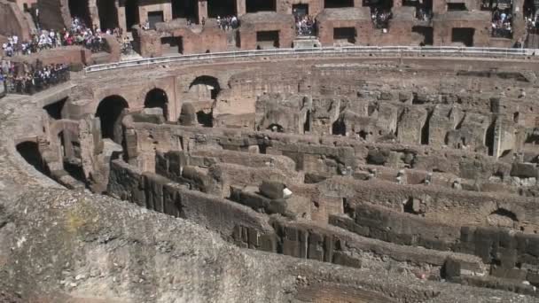 Рим Італія Вересня 2015 Інтер Колізею Римі Італія — стокове відео