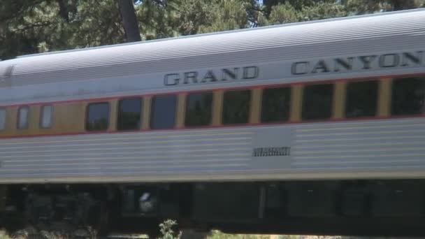 Büyük Kanyon Köyü Arizona Abd Haziran 2013 Grand Canyon Tren — Stok video