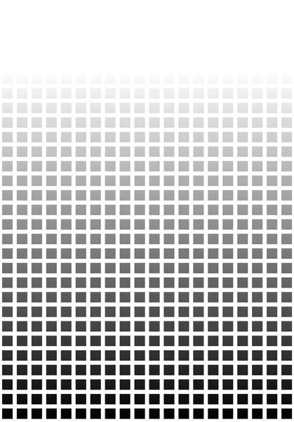 Transition of black pixels