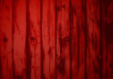 Kırmızı ahşap duvar yıpranmış