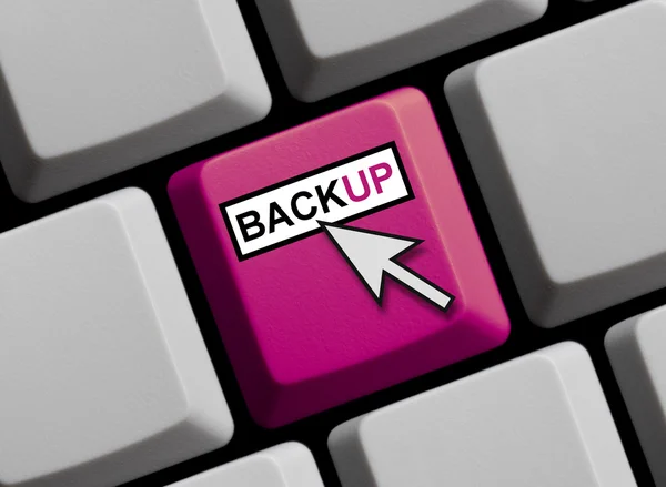 Tangentbord med mus pil Backup — Stockfoto