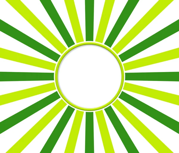 Green rays with copy space — Stock Photo, Image