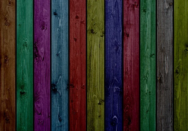 Wooden colorful planks — Stock Photo, Image