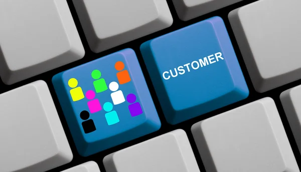 Kundensymbole online — Stockfoto